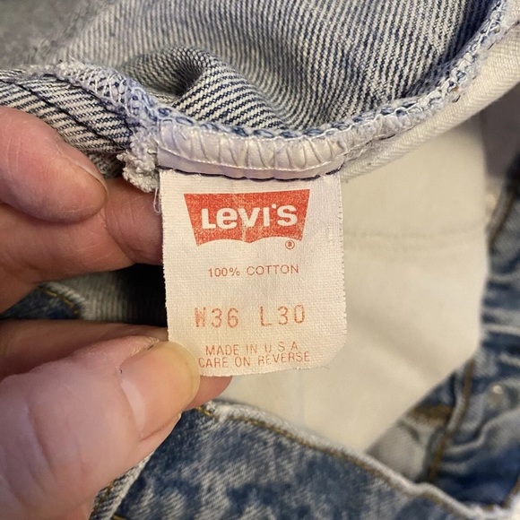 Vintage 1990s 554 Levi’s Zipper Straight 36 x 30 - Picture 7 of 8